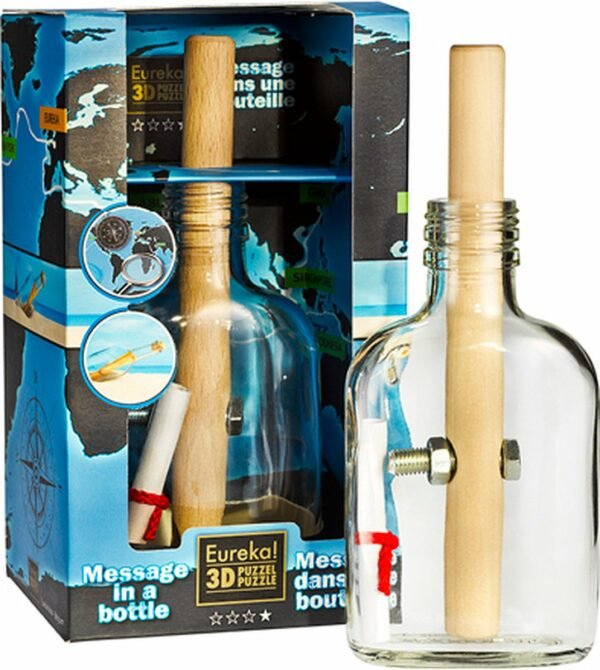 Eureka 3d Puzzle Breinbreker Message In A Bottle 12 X 21 Cm Glas