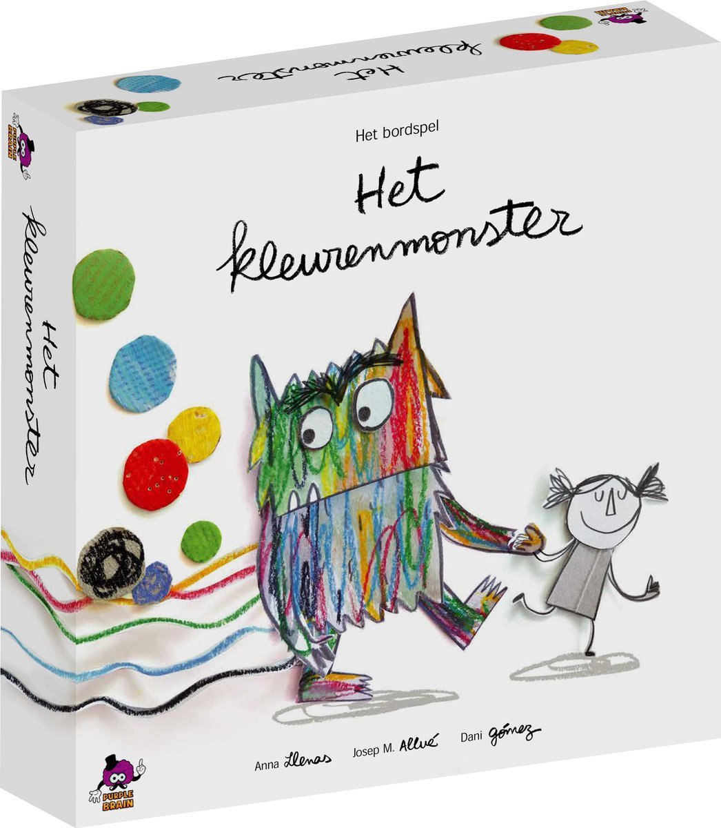 Het Kleurenmonster Bordspel - Kinderspel