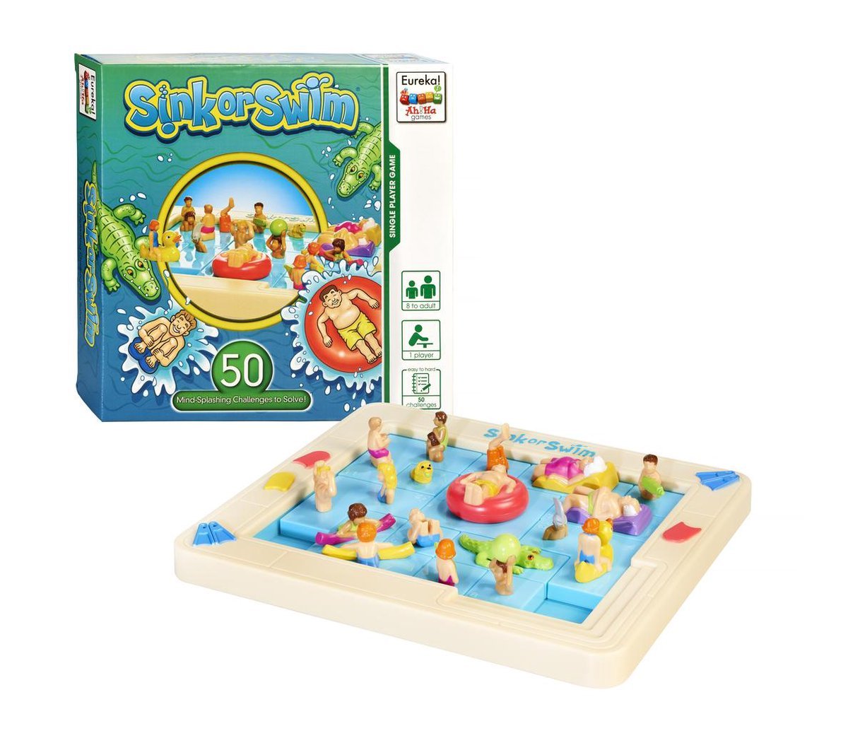 Eureka Ah!Ha Sink or Swim Denkspel - 50 Opdrachten