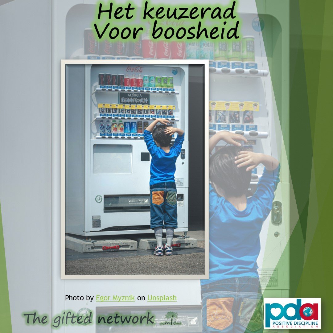 Het keuzerad voor boosheid - Positive discipline
