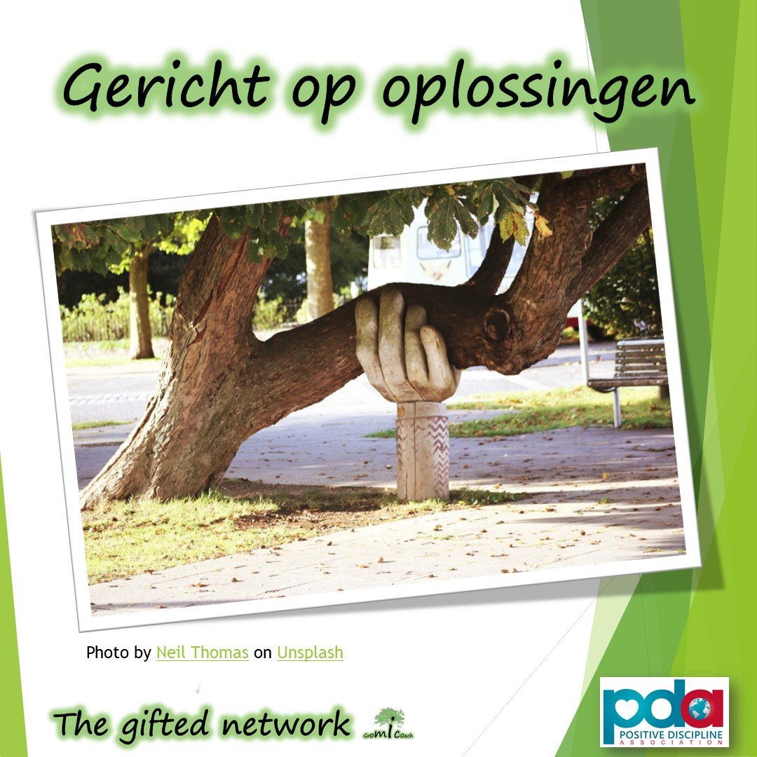 Gericht op oplossingen - Positive discipline