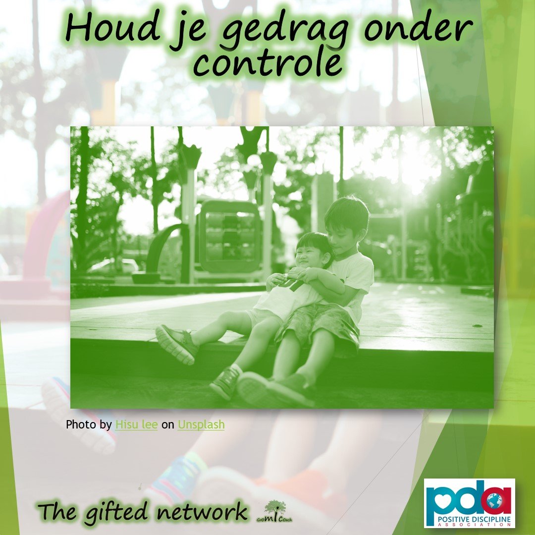 Houd je gedrag onder controle - Positive discipline