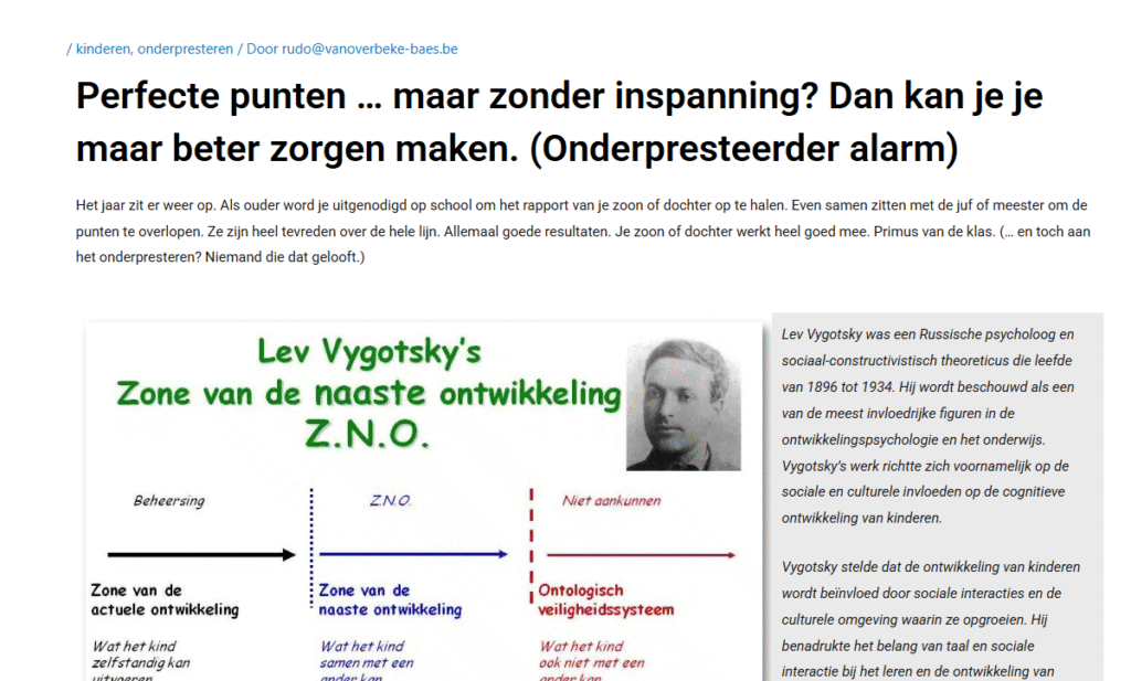 Perfecte punten zonder moeite? Waarom dat geen goed teken is 1 perfecte punten